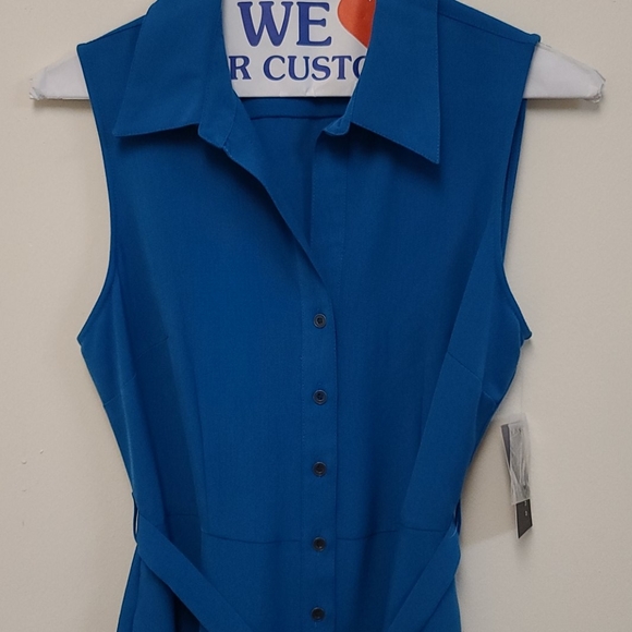 Blue Sharagano dress size 10 - Picture 2 of 3